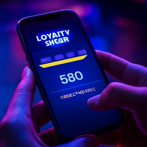 tk111 loyalty points screen on phone